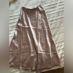 Satin slip skirt in size small. New with tags!